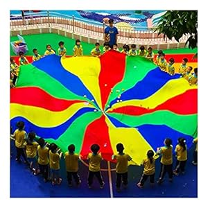 Buitenspelen Voor Kinderen, Kwekerij Coördinatie Parachute Games, Trekvaste Oxford-stof (Size : 12m/39.3ft)