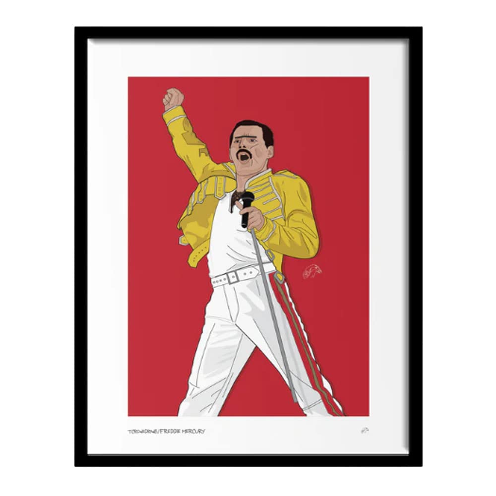 A3 Freddie Mercury Unique Inspired Print Poster – QUEEN Art– Freddie Mercury Wall Hanging Home Décor – Man Cave Art Freddie Mercury Lovers – Freddie Mercury Wall Art - QUEEN Classic Rock Poster