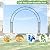 Trellume Garden Arch - 87"(H)*47"(L), Rust-Resistant and Sturdy Metal Garden Arbor, Trellis for Climbing Plants Outdoor, Use for Backyard, Patio, Lawn and Wedding Decorations?20MM Pipe?