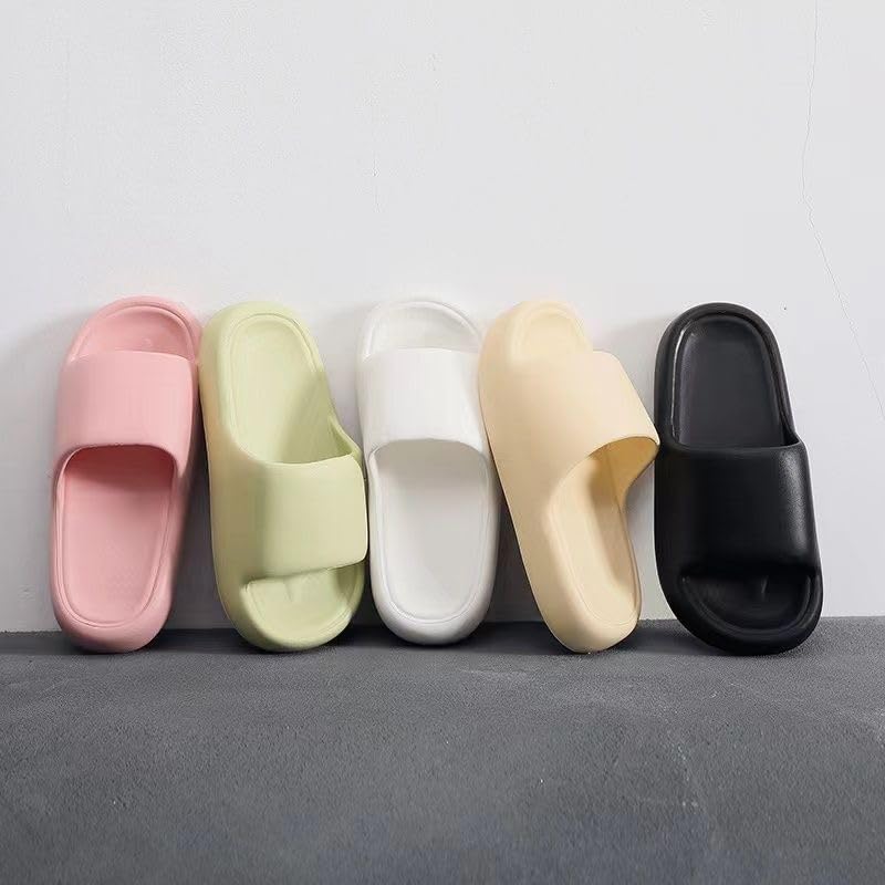 Image of DRUNKEN Slippers For Men Winter Sandals Casual Flats Home Footwear Man Girls Sliders Flip Flops Chappals Ladies Clogs Sleeper Slides Stylish Ortho Soft