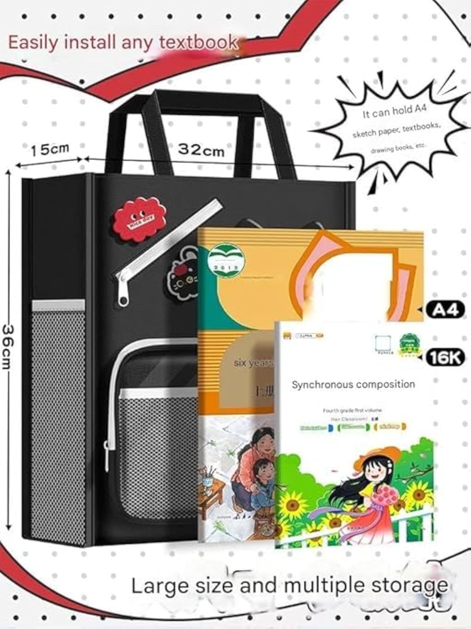 Fashionable Large Capacity Travel Tote Bag