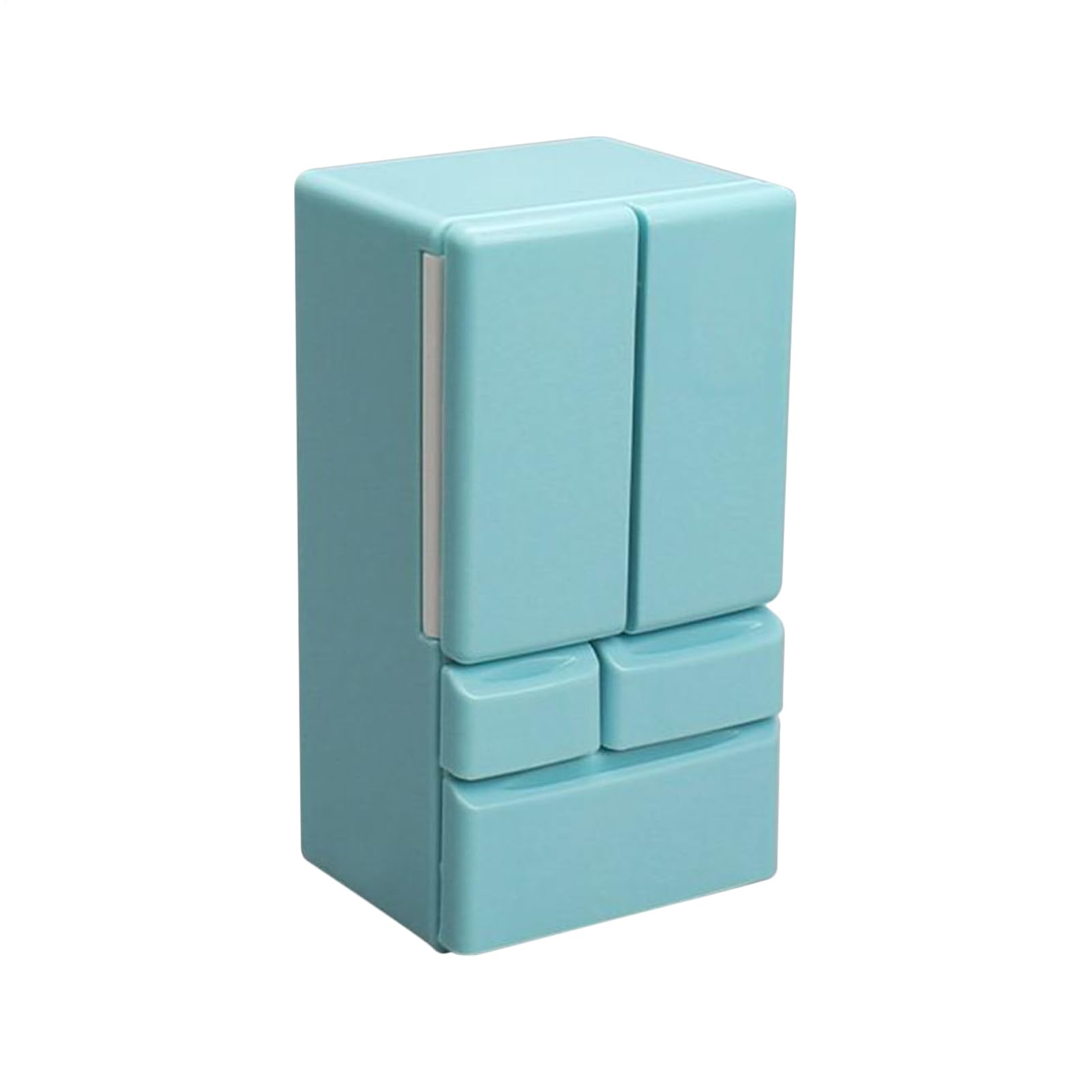 Doll House Fridge | Creative Small Refrigerator 1:12 Scale - Doll House Furniture, Pretend Play Scene, Children Play Home Toy for Children Kids — view 7