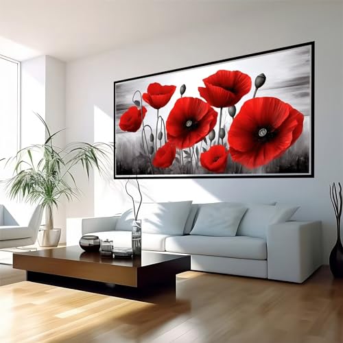 Peinture Diamant Adulte Fleur 60x120cm Broderie Kit Complet - 3