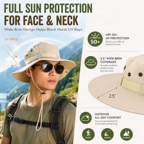 Sombrero Taeku Sun Hat Unisex con Ala Ancha miniatura 3