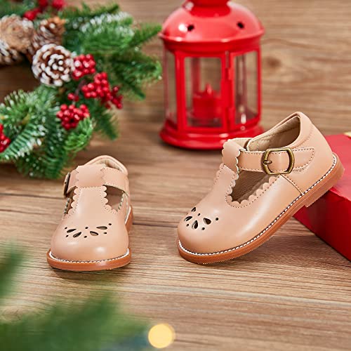 Image of Felix & Flora Toddler Little Girl Mary Jane Dress Shoes - Ballet Flats for Girl Party School Shoes