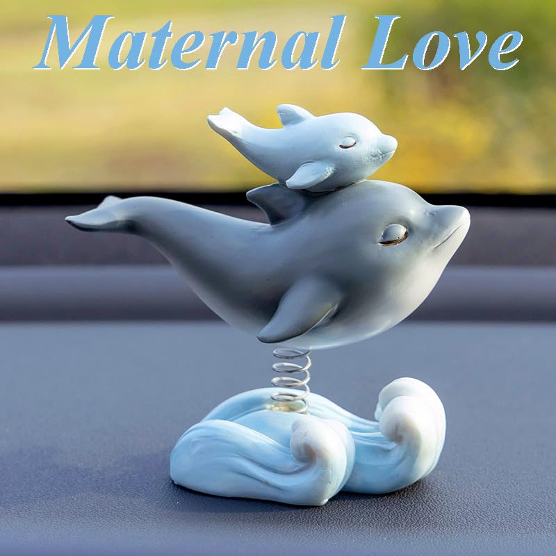 Gemmia Miniature Fairy Garden Whale Figurine- Mum Thanks for raise me up, Mother Daughter - Image 3