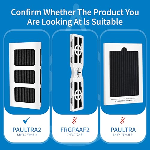 Image of FPPWFU01 Water Filter Replacement for Frigidaire FPPWFU01 Water Filter, Compatible with PurePour PWF-1,EPPWF01 PureAdvantage PWF-1 and PureAir Ultra II PAULTRA2 Air Filter Combo（3+3）