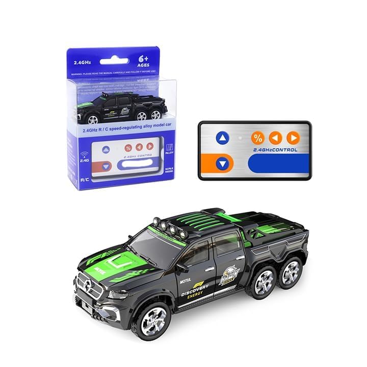 Image of Daji Remote Control Car Mini Alloy Remote Control Off-Road car Pocket rc Desktop Micro Drift Racing Children's Toy Electric Four-Wheel Drive Multicolor