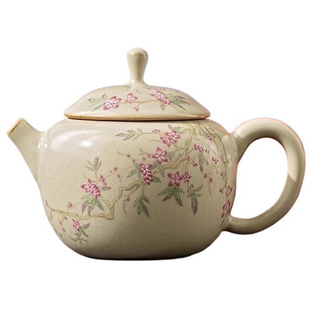 BTYQKZVPM Japanese ceramic tea pot, Ceramic Teapot Single Small Chinese Style Household Kung Fu Tea Set