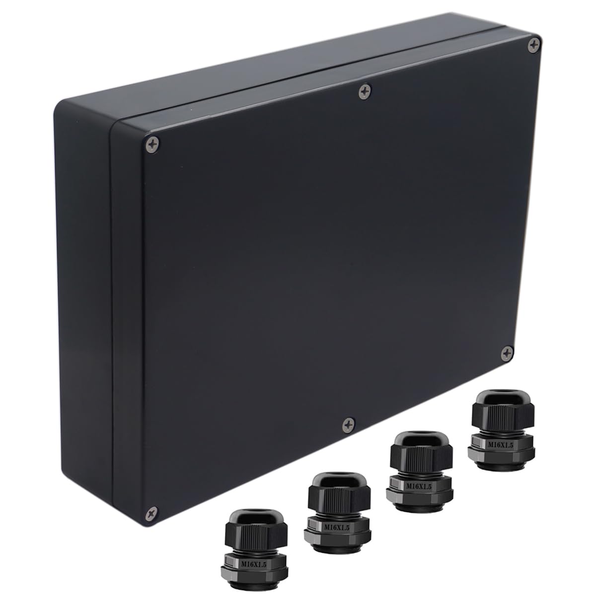 2Packs Junction Box IP65 Waterproof ABS Plastic Electrical Project Case Power Junction Boxes, Project Box with Fixed Ear Black 3.94x2.68x1.97 inch(100x 68 x50 mm) — Amazon image 11