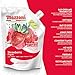 Strawberry Puree, 100% Pure Strawberries, Just Fruit, No Sugar Added, Real Fruit Mixer for Cocktails, Drinks, Smoothies - 35.2 Fl Oz, (2,2 lb), Convenient Pouch, Mazzoni, Made in Italy