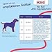 HALTI No Pull Anti-Zug Geschirr, Größe Klein - Verhindert, dass Ihr Hund an der Leine zieht, Gepolsterter Brust- und Beingurt, Reflektierendes Gurtmaterial, Einfache Anpassung und Benutzung