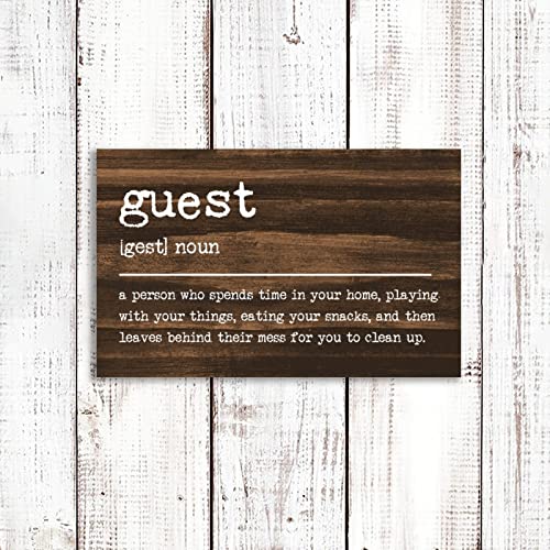 Panneau en bois Invité, décoration murale abstraite moderne