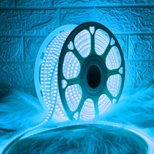 Image of V.E.S.P.A SMD LED Strip Lights Waterproof Lighting for Home Wall Decor & Interior Decoration | Perfect for Diwali Lighting | | Wedding | Events | Strip Lights | (ICE Blue, 45 Meter)