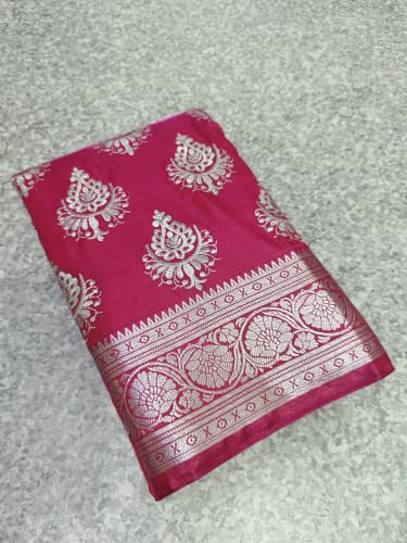 Image of Women's Glory Banarasi Satin Silk With Embroidered Design.