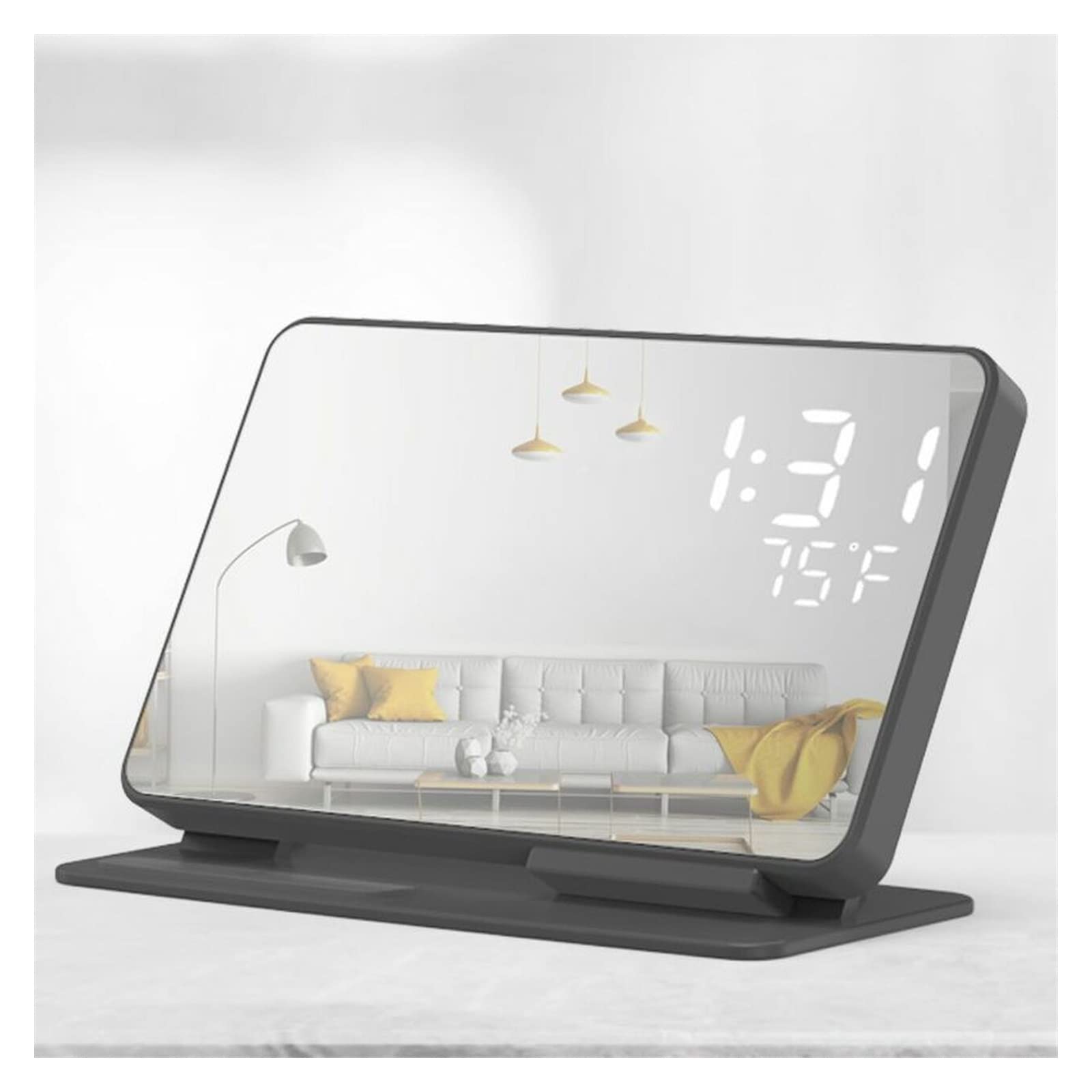 Caricatore Senza Fili, Caricabatterie wireless 4 in 1 for telefono Sveglia digitale LED da tavolo a ricarica rapida Dock Station da 15 W Stazione Di Ricarica Wireless