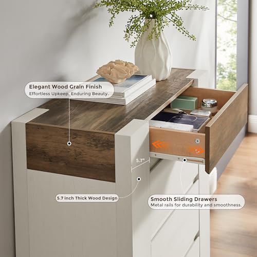Luxury Bedroom Dresser with Mirror