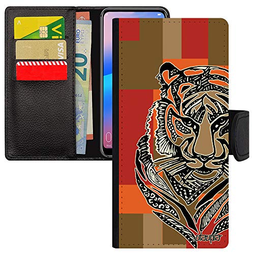 Coque Xiaomi Redmi Note 9s antichoc à motif cube fauve
