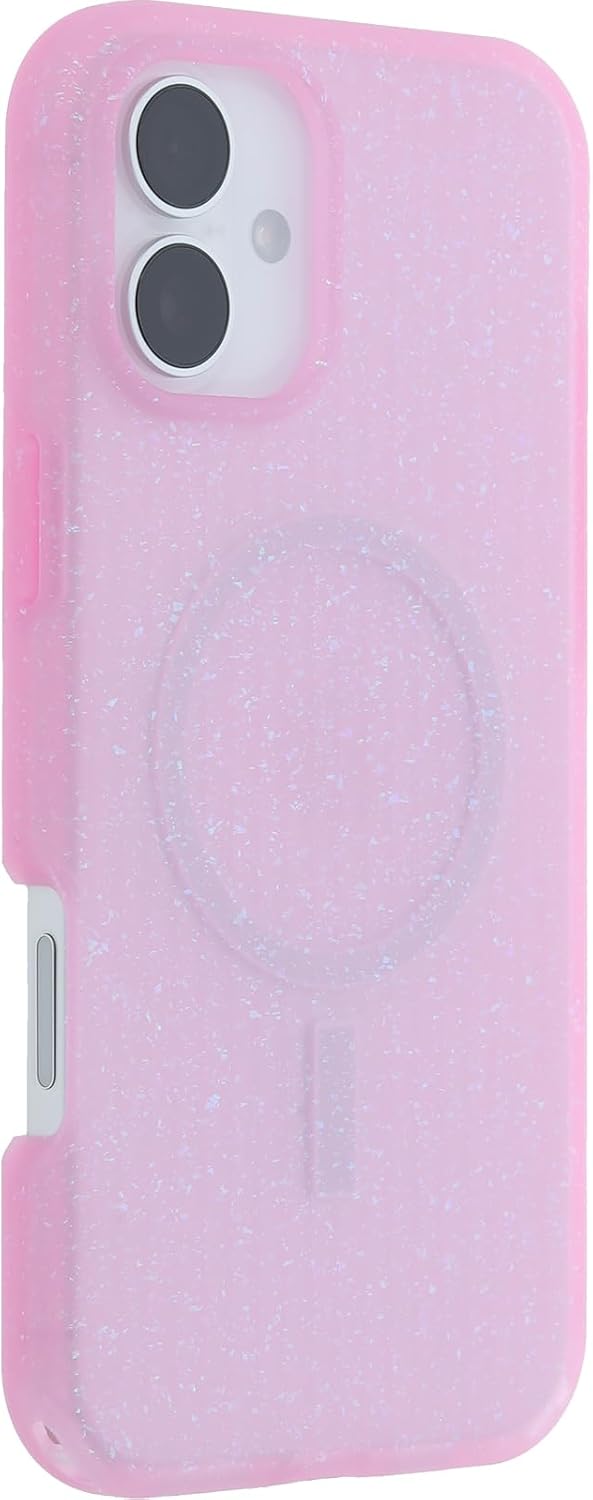 OtterBox iPhone 16 Plus Symmetry Series Soft Touch for MagSafe - Crystal Blush Pink - Image 4