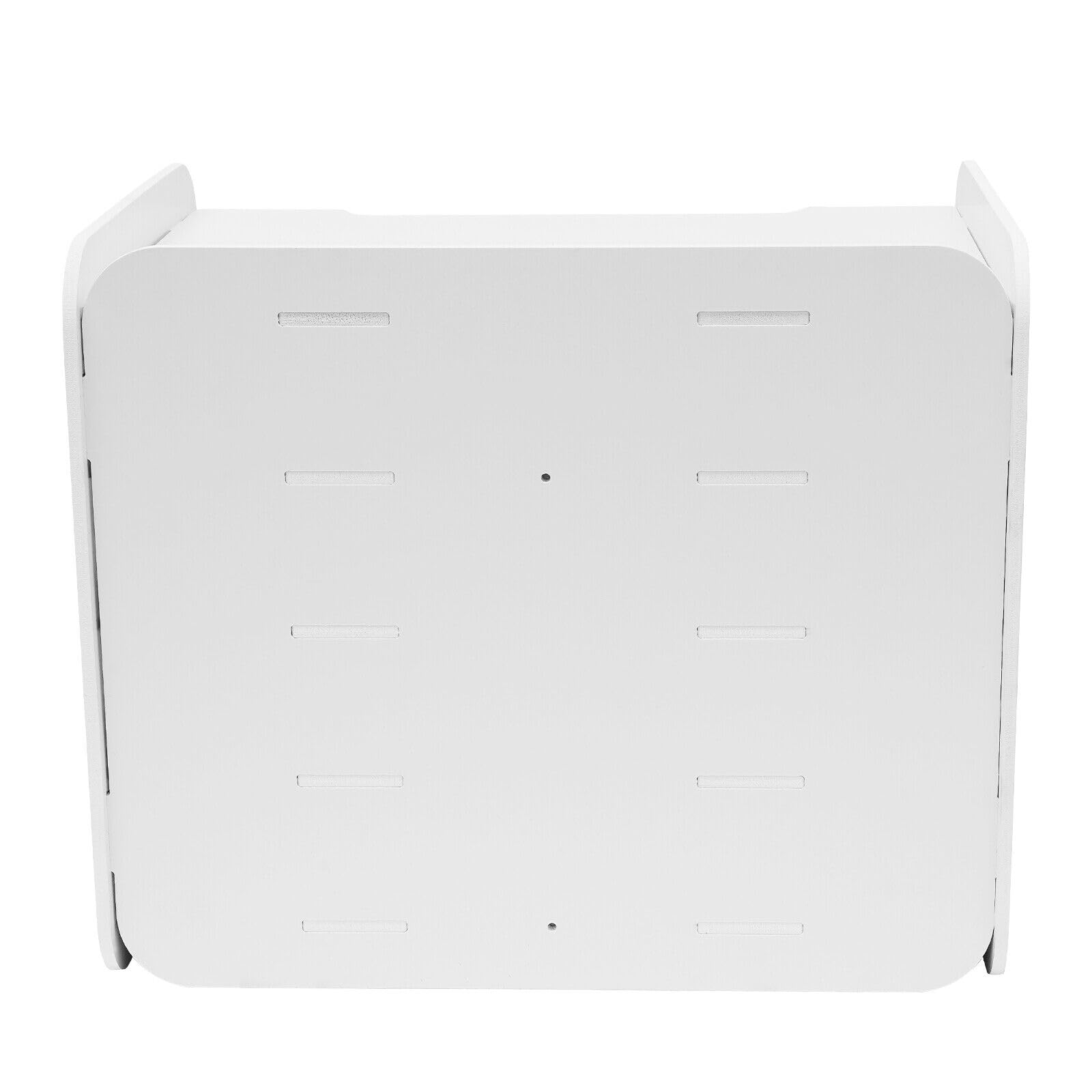 Bandeja apilable para cartas de 5 pisos, PVC compuesto de madera y plástico para el organizador de carpetas de escritorio, organizador de cartas, 34 x 25 x 26,5 cm