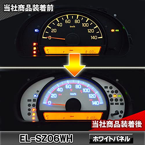 Amazon.co.jp: ファクトリーダイレクト ELメーターパネル el-sz06wha
