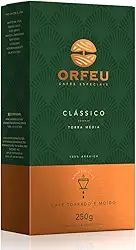 Café Moído Clássico, Orfeu, Sabor Doce, 250g