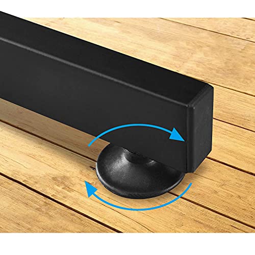 Ivinta Reversible Black Gaming Desk Corner Desk Modern L-Shaped Desk Computer Desk For Home Office Small Space With Keyboard Tray And Cpu Stand (44X 58, Black) #TOP7