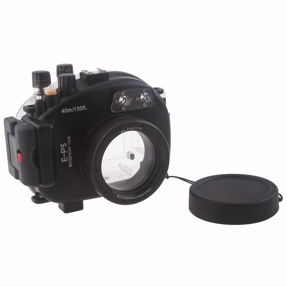 EX-S10 、専用ケース、防水ハウジングEWC-120セット Amazon | Meikon 40M /130ft 防水ハウジングケース for Olympus