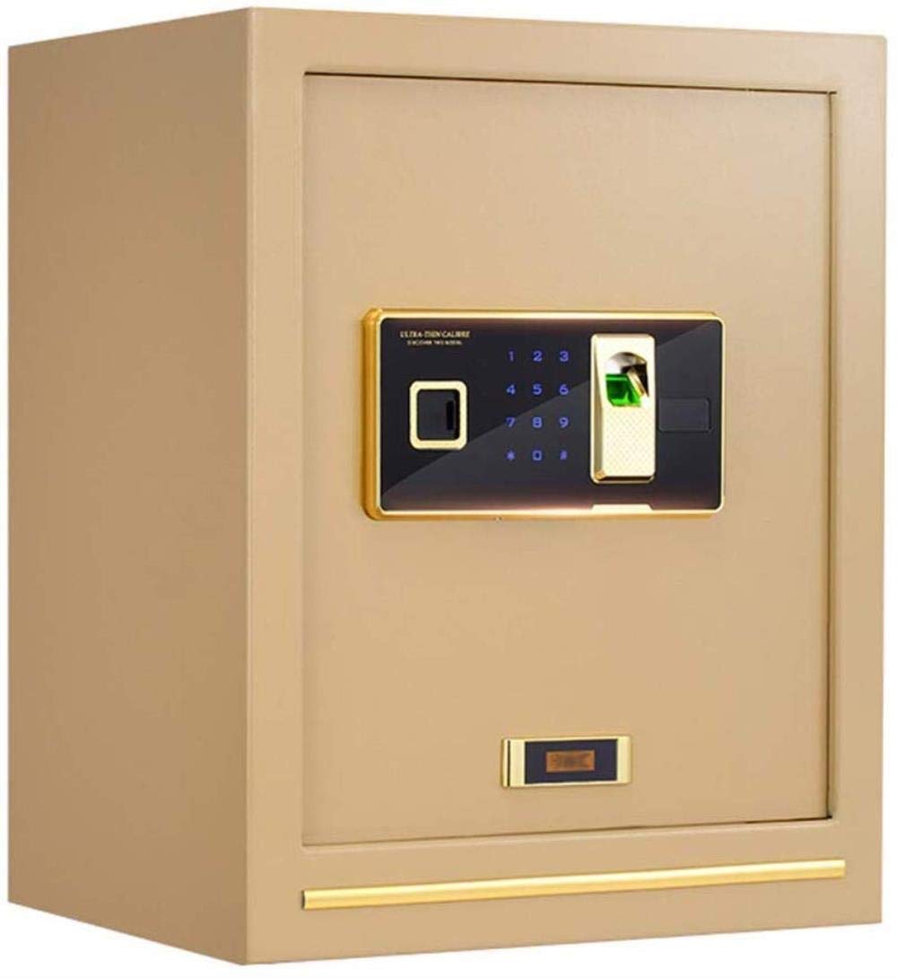 Sejfy sejfy cyfrowe bezpieczeństwo biometryczny wyświetlacz odcisków palców solidna stalowa konstrukcja do domu hotelu leki 38 x 32 x 48 cm bezpieczny