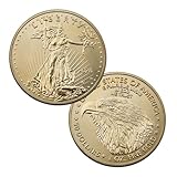 2024 The United States Statue of Liberty Coin Eagle Coin Gold Plated Coin 1oz Uncirculated Commemorative Coin