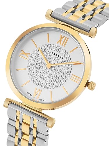 Giordano-Analog-Stylish-Watch-for-Women-Water-Resistant-Fashion-Watch-Round-Shape-with-2-Hand-Mechanism-Wrist-Watch-for-Girls-Ladies-to-Compliment-Your-LookIdeal-Gift-for-Female-GZ-60063
