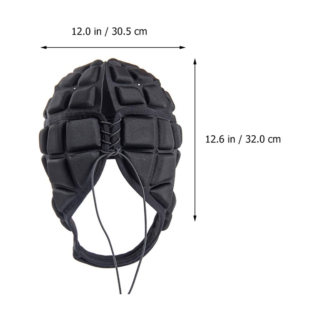 BESPORTBLE Rugby Helm Kopfschutz Kopfbedeckung für Fußball Scrum Cap Kopfschutz Weicher Schutzhelm für Erwachsene