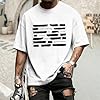 Mens Graphic Tees | Crew Neck - Casual Everything is Fine Trust Your Government Tees | for Everyday Wear White 3XL #1