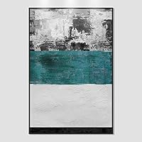 SIGNWIN Framed Canvas Wall Art Color Block Canvas Prints Home Artwork Decoration for Living Room,Bedroom - 16