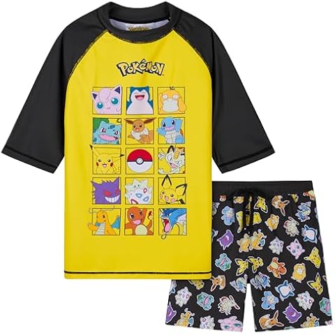 Pokemon Boys 2 Piece Swimwear Set Cover