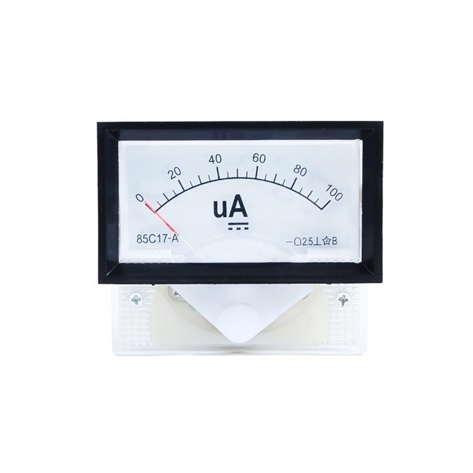 Ampèremètre analogique jauge DC 500uA 85C17 de précision pour panneau de contrôle