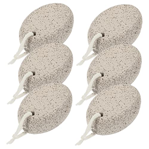 Gogogmee 6pcs Foot Pedicure Remover Tools Foot Scrubbers Hard Skin Foot Exfoliating Files for Smooth Feet