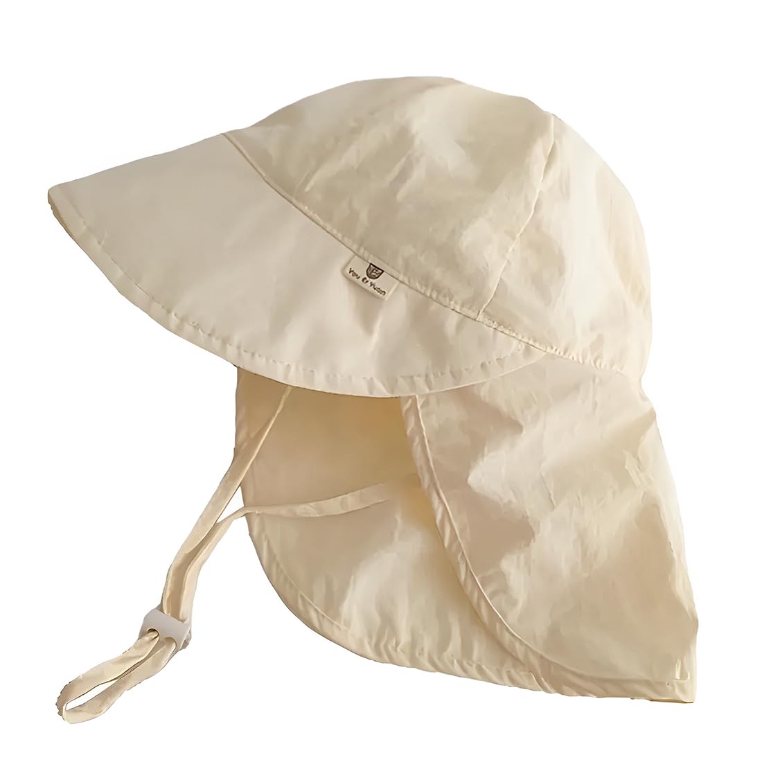 Unisex Bambino Secchio Regolabile Protezione Del Sole Cappello,Cappellino Neonata Estivo,Cappello Sole Neonato,Cappello Mare Neonato,Berretto Pescatore Neonato(Beige)