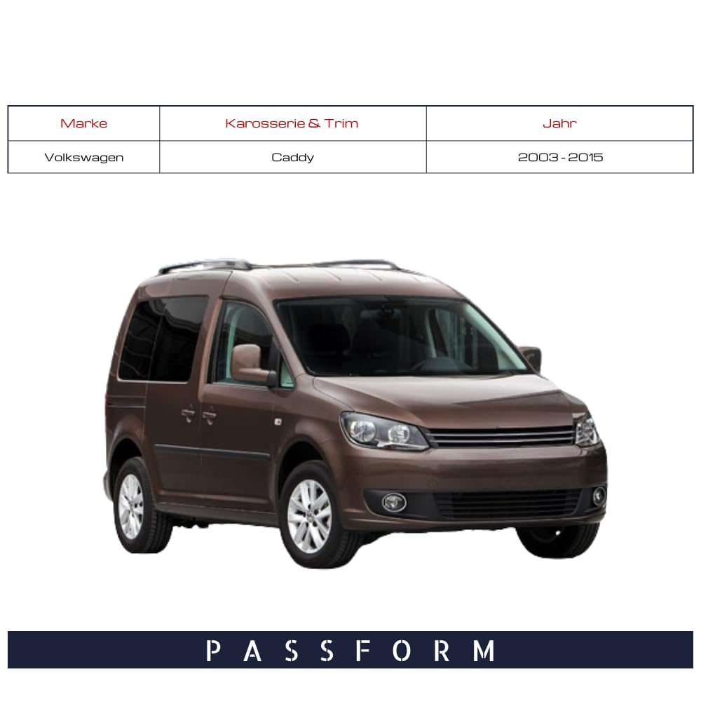 Spieg Außenspiegel Rechts für Volkswagen Caddy 3 2003-2015 Elektrisch Verstellbar, Beheizt, Manuell Einklappbar, Schwarz, 5 PIN (Beifahrerseite)