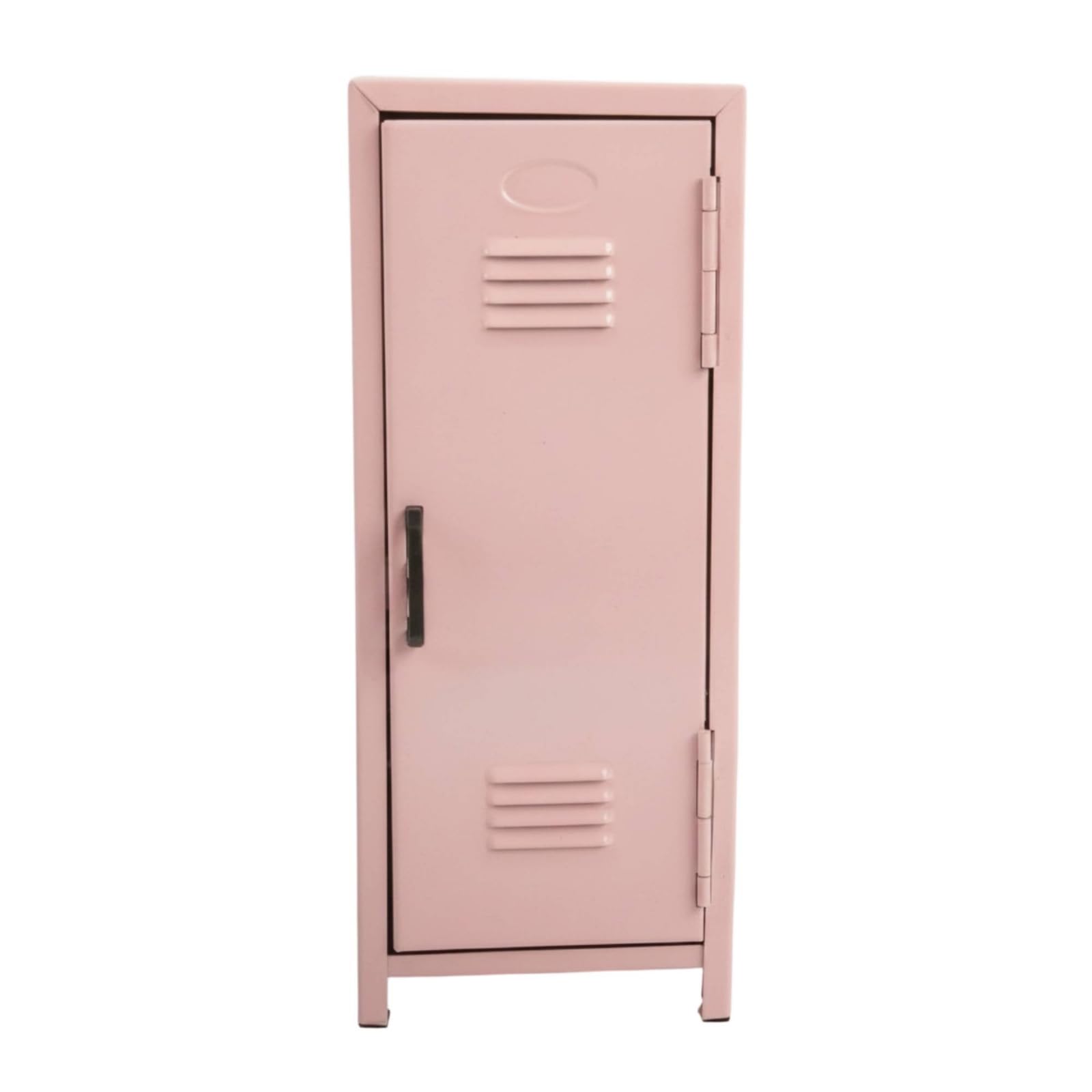 Armario con llave infantil de acero rosa para proteger diarios y organizar material escolar