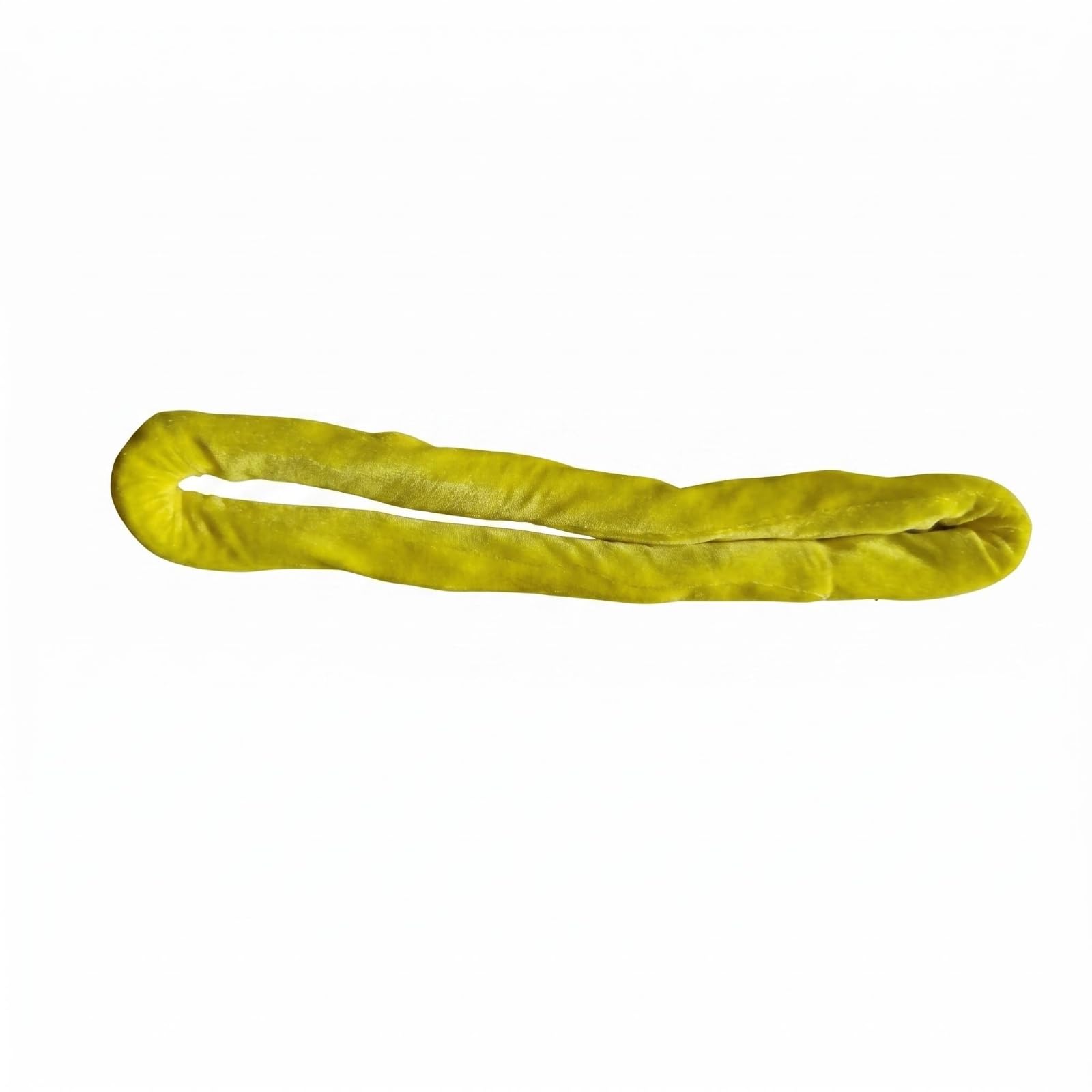 Wrapped Middle Band Padded Loop Strap Plush Textile Loop Strap Cushioned Airborne Aerial Straps Flexible for Dancers, Training, Performance, Yellow-picture-10