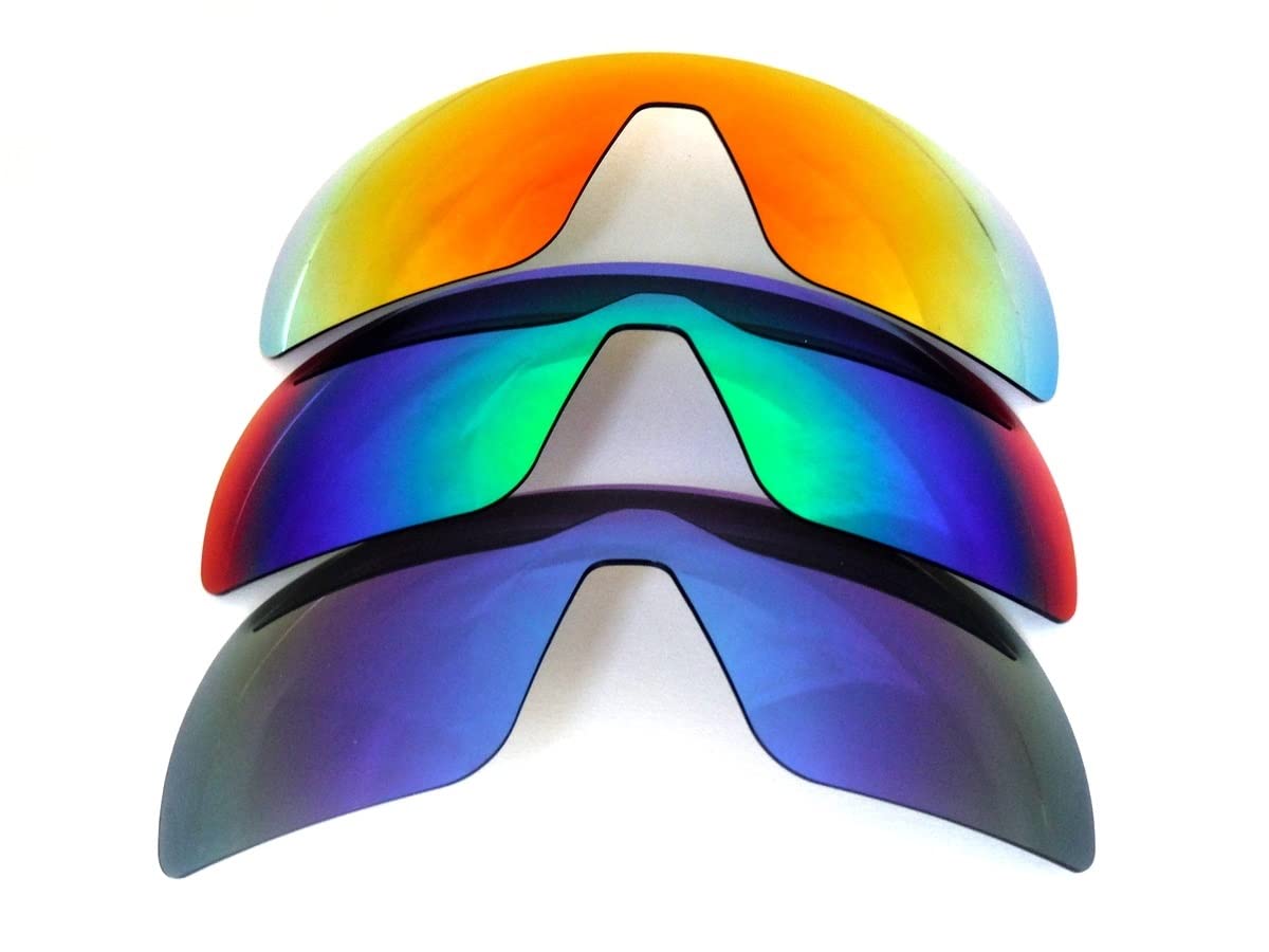Galaxy - Lentes de repuesto para gafas de sol Oakley Sutro OO9406 (no ajuste asiático ni modelo Lite), selección múltiple (azul/verde/rojo)