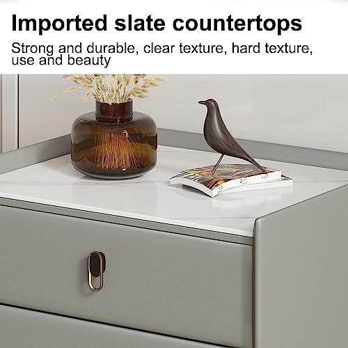 Commode de chevet carrée en bois et table d'appoint pour petit espace - 7