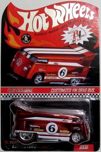 Hot Wheels RLC Club Exclusive Customized VW Drag Bus 2006 1:64 Scale Collectible Die Cast Car by Hot