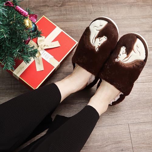 Jeasona Animal Slippers Women Sloth Horse Owl Penguin Elephant Gifts for Women2