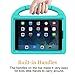 LEDNICEKER Kids Case for iPad Mini 1/2/3/4/5 7.9-inch, Light Weight Shockproof Handle Kickstand Cover for iPad Mini 5th/4th/3rd/2nd/1st Generation, Turquoise