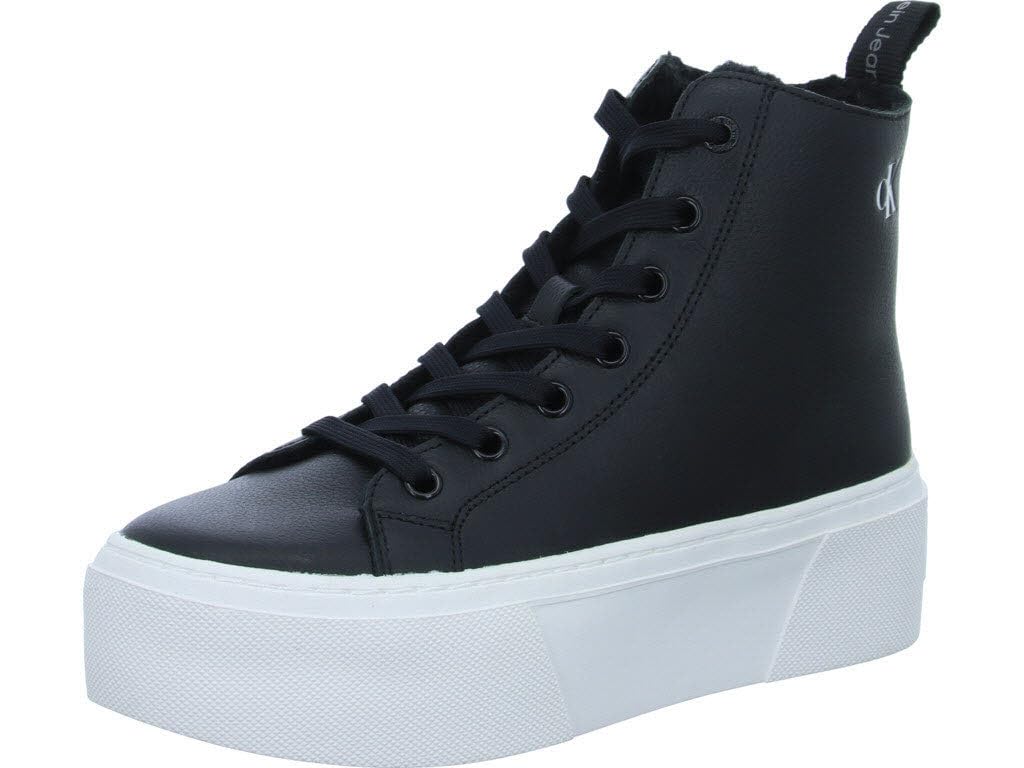 Calvin Klein Jeans Mujer Sneaker con suela cupsole Cupsole Flatform Mid Zapatillas