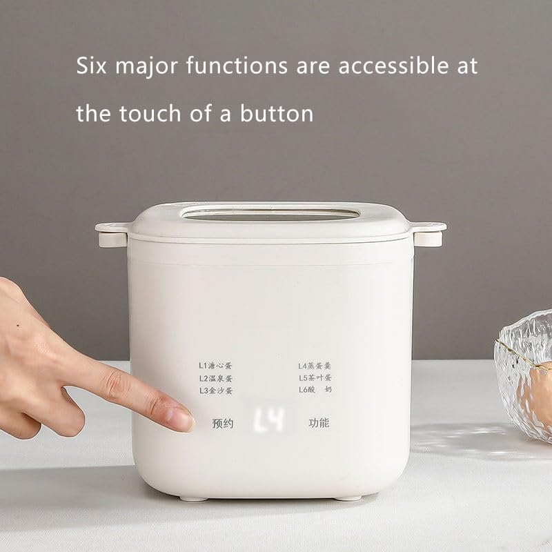 Electric Egg Cooker, 300W Fully Automatic Mini Steamer, Smart Egg Boiler for Perfectly Cooked Eggs
