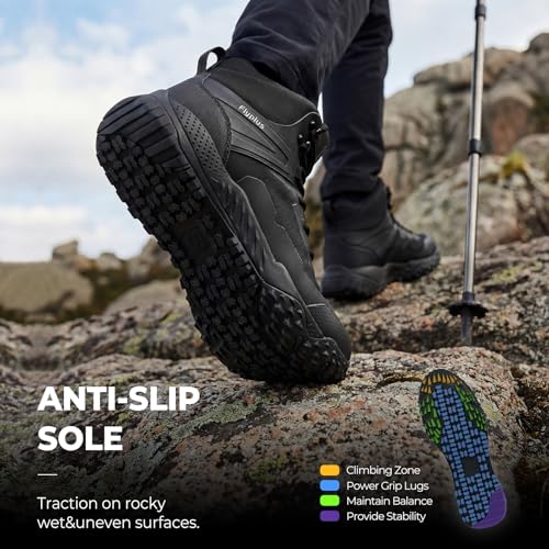 Image of Men's Military Tactical Boots Waterproof Lightweight Hiking Boots Durable Non-Slip Combat Boot