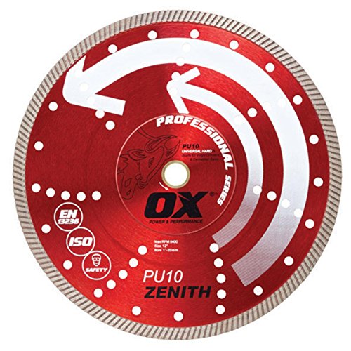 OX Tools 14 Universal Superfast Diamond Blade | 1-20mm Bore